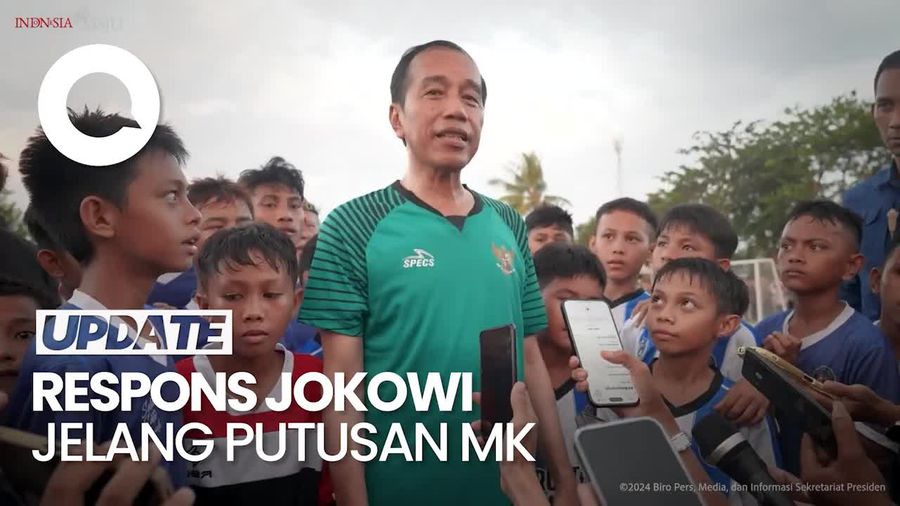 Respons Jokowi Jelang Putusan Sengketa Pilpres 2024 di MK
