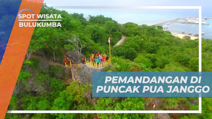 Menikmati Indahnya Lukisan Alam 360 Derajat dari Puncak Pua Janggo, Bulukmba