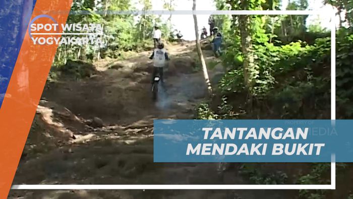 Tantangan Seru, Taklukkan Bukit Naik Motor Trail, Yogyakarta