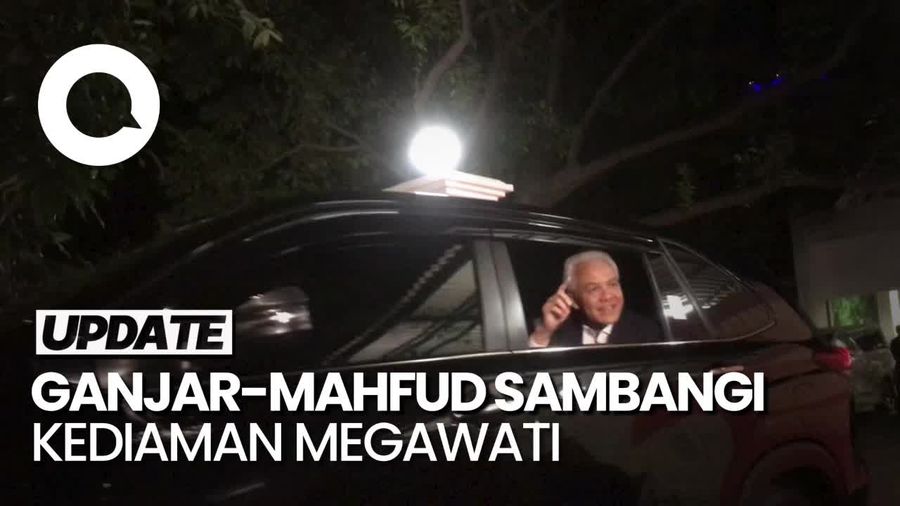 Ganjar-Mahfud Sambangi Kediaman Megawati Seusai Putusan MK