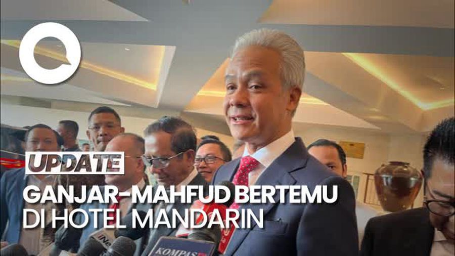 Jelang Putusan MK, Ganjar-Mahfud Berangkat dari Hotel Mandarin