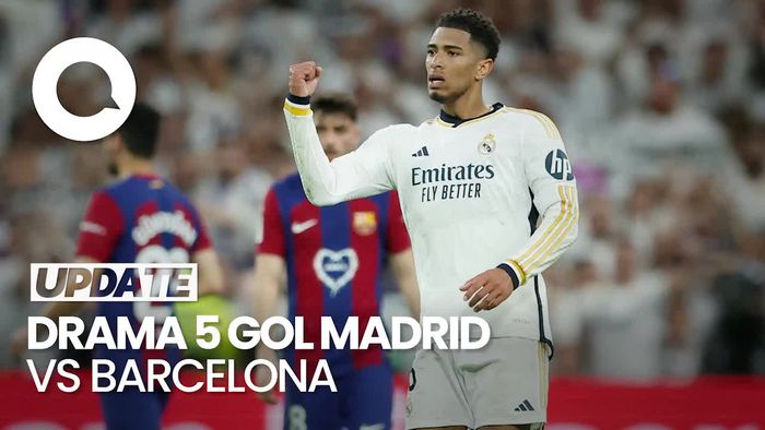 Gol Bellingham di Akhir Laga Bungkam Barcelona