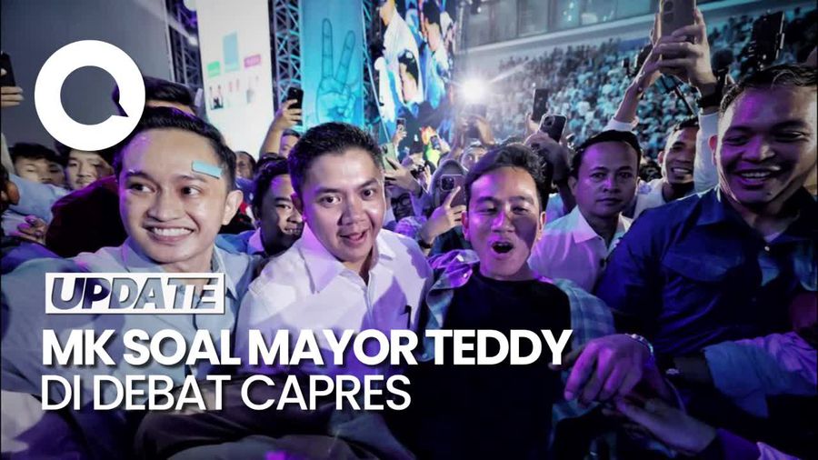 MK Nyatakan Kehadiran Mayor Teddy di Debat Capres Bukan Pelanggaran