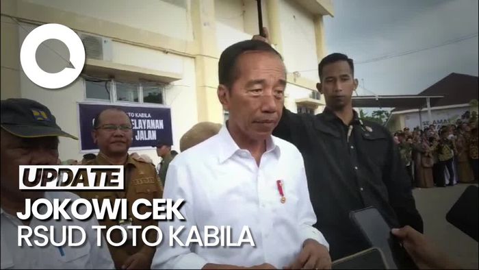Momen Jokowi Cek Sarana-Prasarana RSUD Toto Kabila Gorontalo