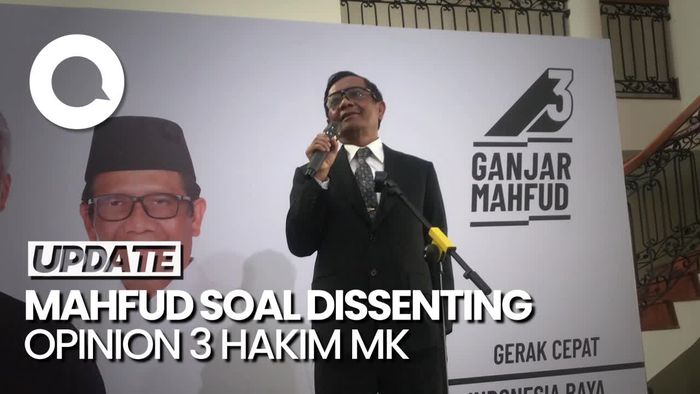 Mahfud: Sepanjang Sejarah Tak Pernah Ada Dissenting Opinion Sengketa Pemilu