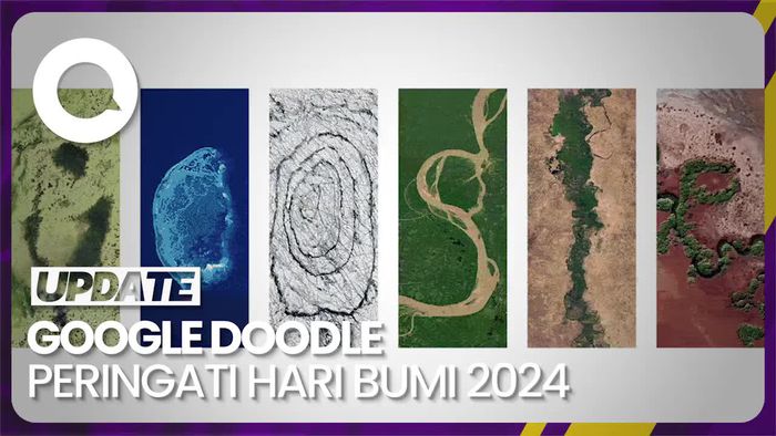 Google Doodle Citra Satelit Alam dan Game Lebah di Hari Bumi 2024