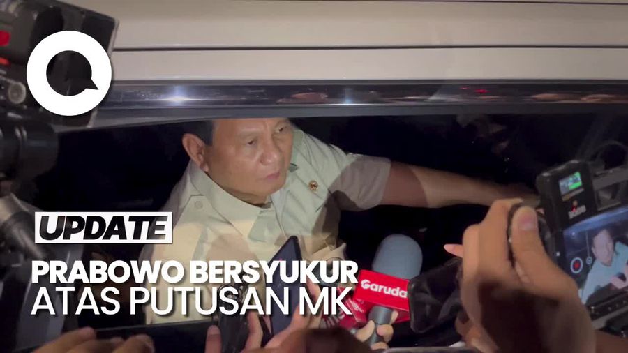 Prabowo: Bersyukur Proses di MK Selesai, Sekarang Persiapan Masa Depan