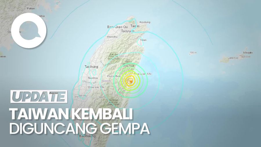 Gempa Kembali Terjadi di Taiwan, Kali Ini Berkekuatan M 6,0