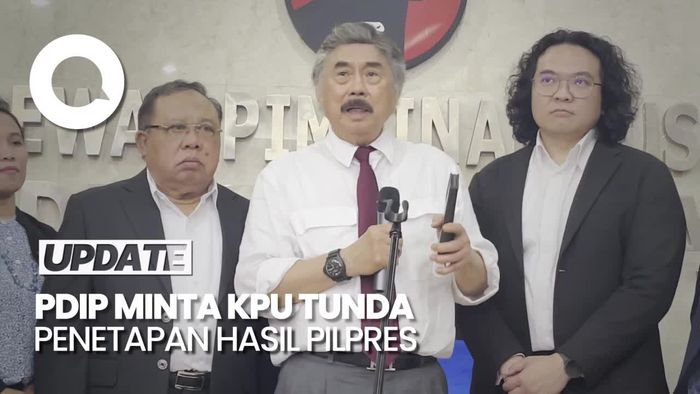 PDIP Klaim Gugatan Diterima PTUN, Minta KPU Tunda Penetapan Hasil Pilpres