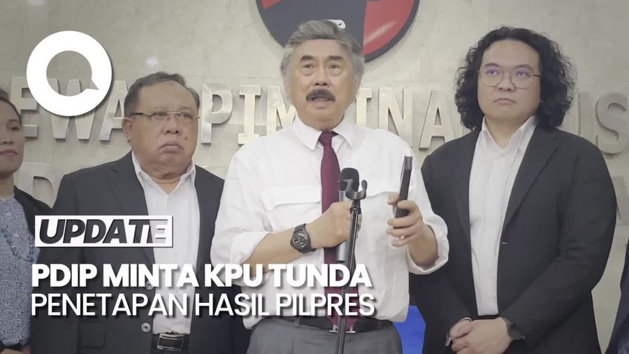 PDIP Klaim Gugatan Diterima PTUN, Minta KPU Tunda Penetapan Hasil Pilpres