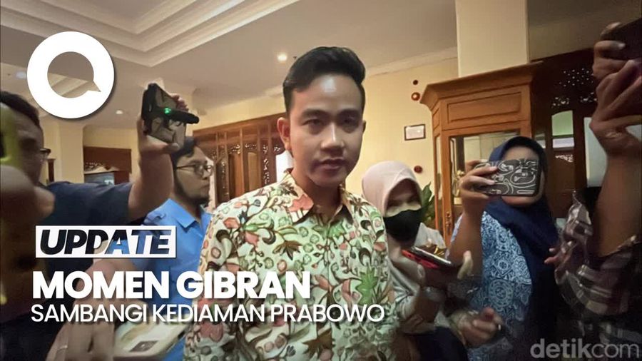 Gibran Sambangi Kediaman Prabowo Sebelum Penetapan KPU