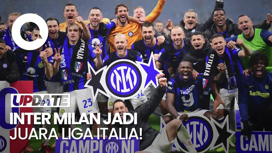 Menang 2-1 Lawan AC Milan, Inter Milan Juara Liga Italia!
