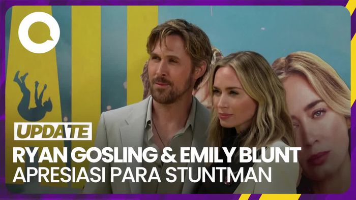 Persembahan Surat Cinta Ryan Gosling dan Emily Blunt untuk Para Stuntman 