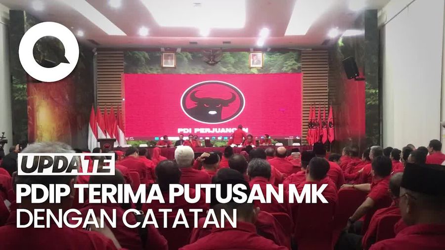 PDIP Terima Putusan MK soal Sengketa Pilpres 2024 Dengan Catatan