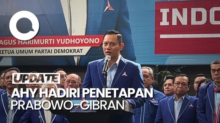 AHY Ambil Cuti Menteri untuk Hadiri Penetapan Prabowo-Gibran di KPU