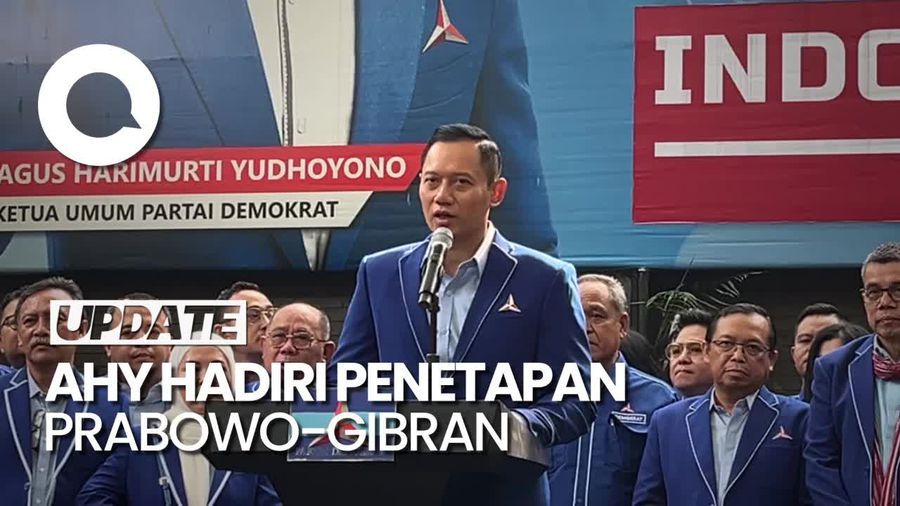 AHY Ambil Cuti Menteri untuk Hadiri Penetapan Prabowo-Gibran di KPU