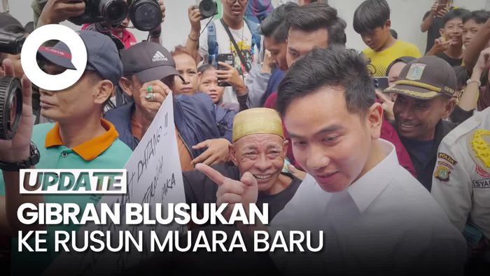 Gibran Blusukan ke Rusun Muara Baru Seusai Jadi Wapres Terpilih