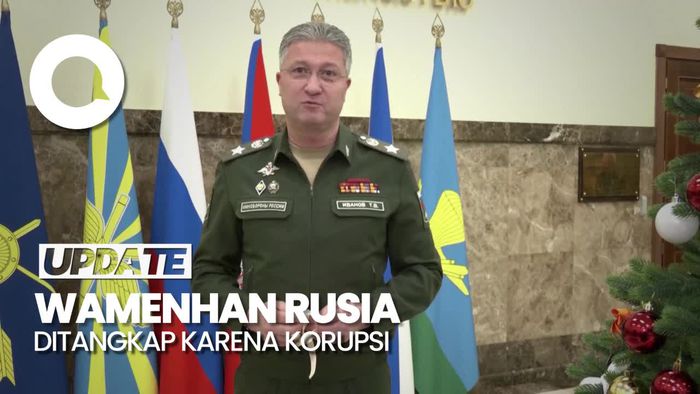 Wamenhan Rusia Ditahan gegara Korupsi Skala Besar