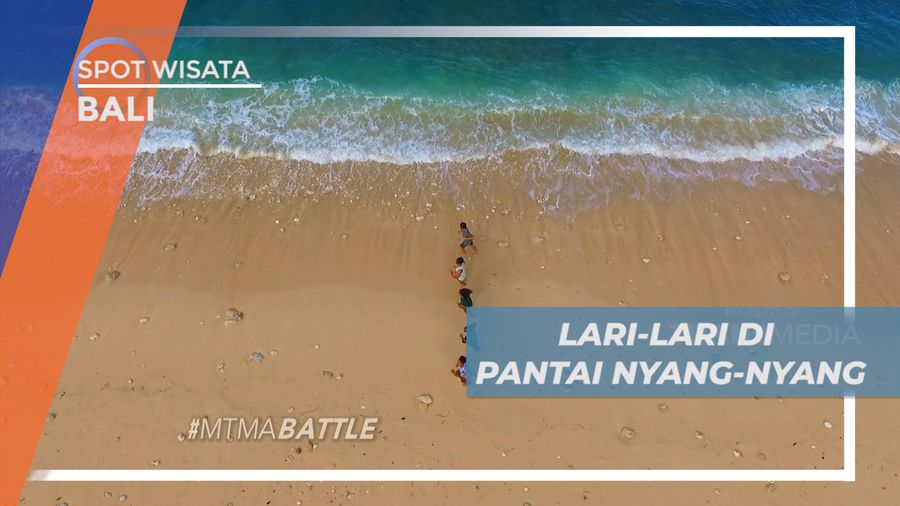 Menikmati Lari-lari Kecil Menyusuri Pantai Nyang-nyang, Bali