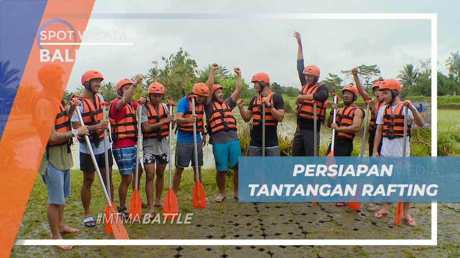 Persiapan Sebelum Adu Cepat Arung Jeram di Sungai Ayung yang Menantang, Bali