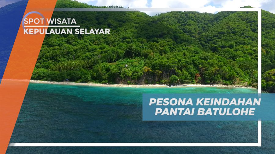 Seru-seruan Bermain Air di Tepi Pantai Batulohe, Kepulauan Selayar