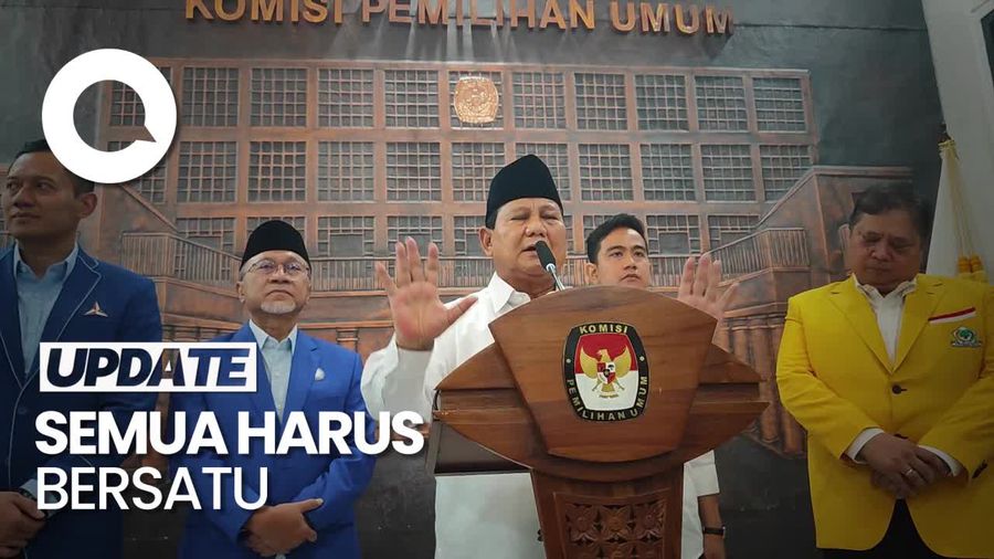 Prabowo: Saya akan Ajak Semua Kekuatan Bersatu untuk Bangsa