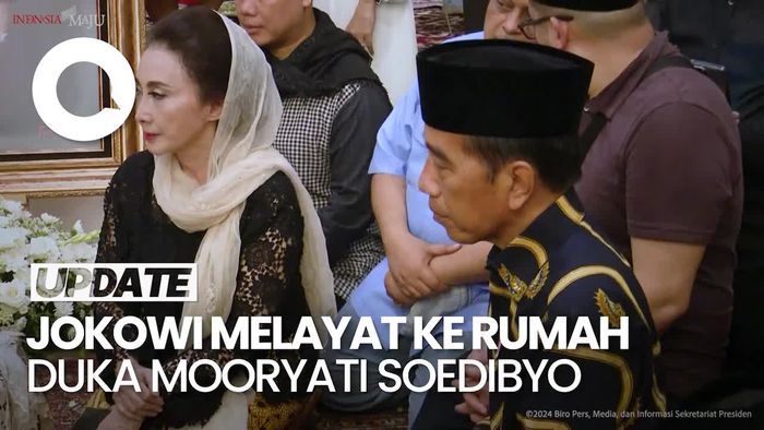 Melayat ke Rumah Duka Mooryati Soedibyo, Jokowi Ikut Salatkan Jenazah