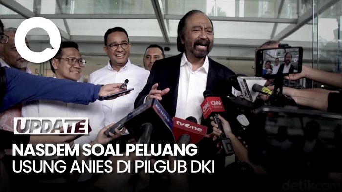 Paloh Belum Mau Bicara soal Usung Anies di Pilgub DKI