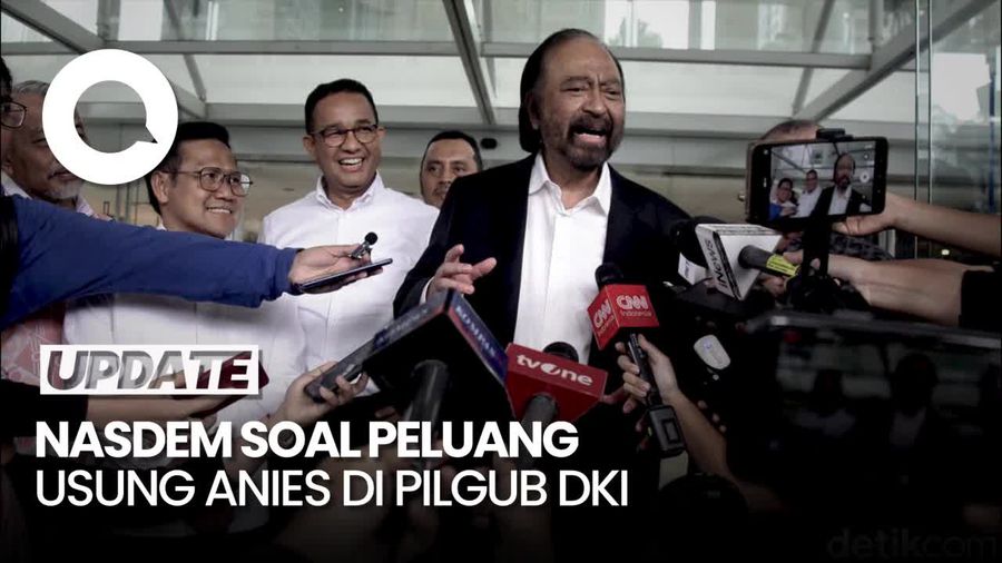 Paloh Belum Mau Bicara soal Usung Anies di Pilgub DKI