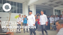  Momen Prabowo-Gibran Tiba di KPU Jelang Penetapan Presiden Terpilih