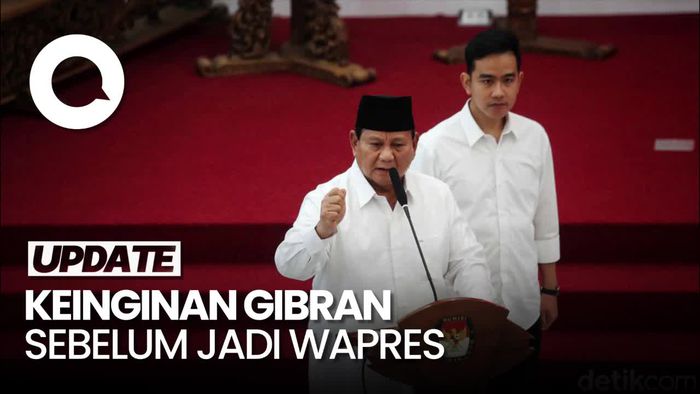 Keinginan Gibran Sebelum Dilantik Jadi Wapres