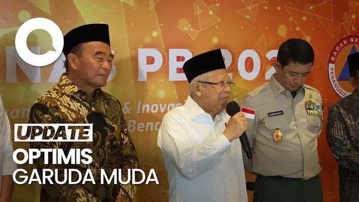 Wapres Maruf Amin Optimistis Timnas Indonesia Bisa Kalahkan Korsel