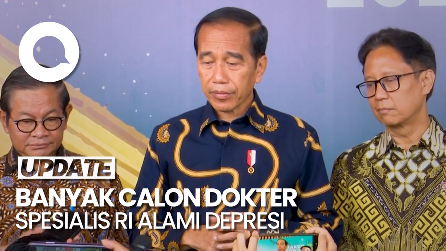 Kata Jokowi soal Banyak Temuan Calon Dokter Spesialis Alami Depresi