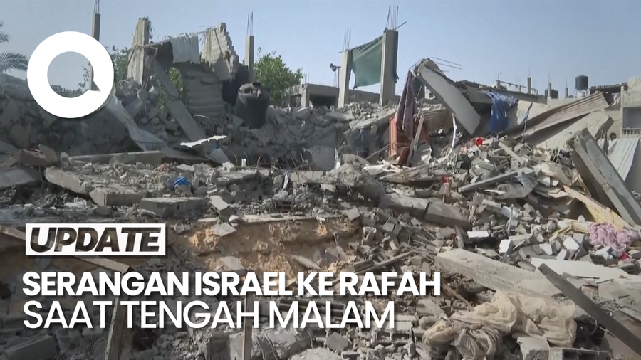 Malam-malam Rudal Israel Hantam Rumah Warga di Rafah, 3 Tewas