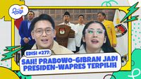 Sah! Prabowo-Gibran Jadi Presiden-Wapres Terpilih