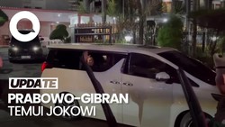 Prabowo-Gibran Semobil Temui Presiden Jokowi di Istana