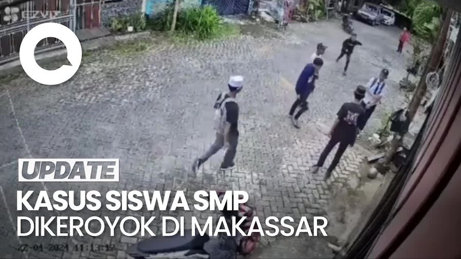 Viral Siswa SMP Dikeroyok Remaja di Makassar gegara Balap Motor Liar