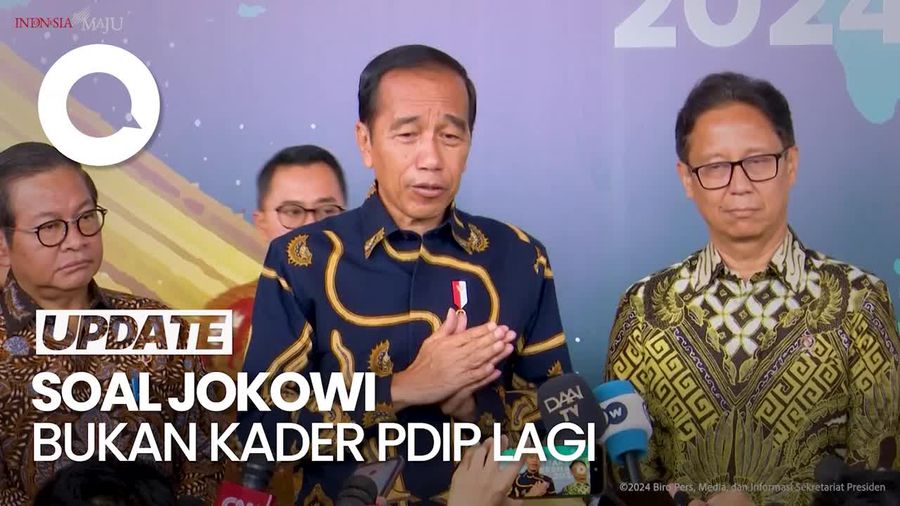 Gestur Jokowi Seusai Disebut Bukan Kader PDIP Lagi