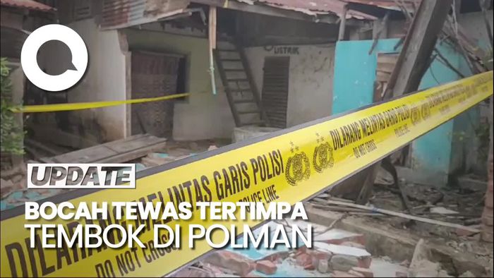 2 Bocah Tewas Tertimpa Tembok di Polman, Polisi Selidiki
