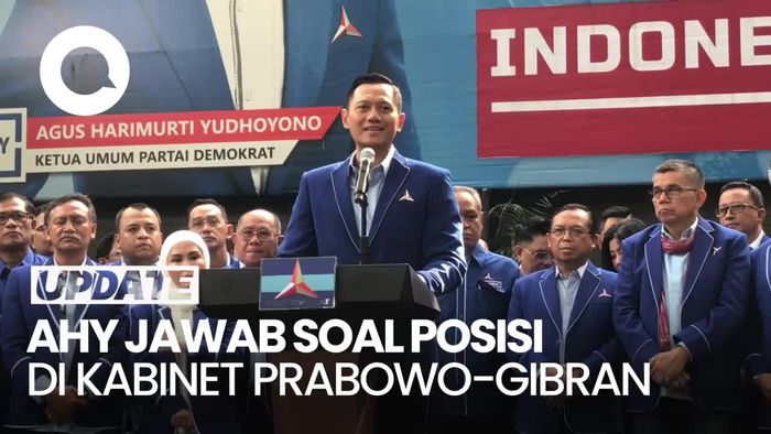 AHY Percayakan Posisi di Kabinet ke Prabowo, Tidak Menuntut Berlebihan