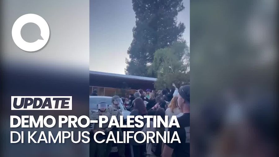 Bentrok dengan Polisi, 133 Demonstran Pro-Palestina di California Ditahan
