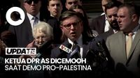 Huuu! Ketua DPR AS Diolok-olok di Tengah Demo Pro-Palestina