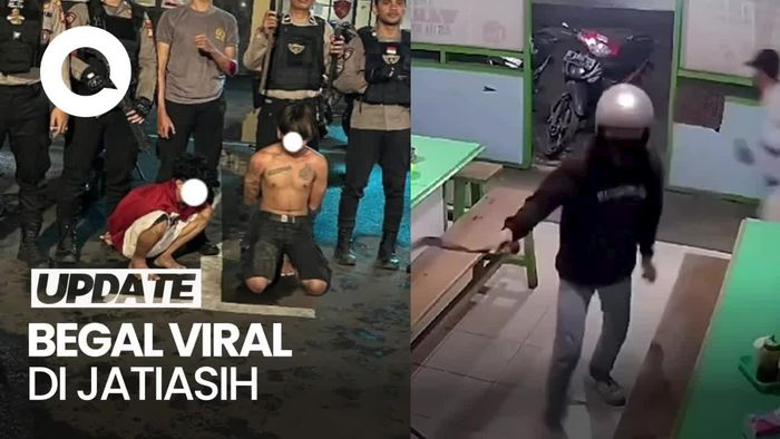 Sempat Viral, Begal Bercelurit di Warkop Jatiasih Ditangkap!