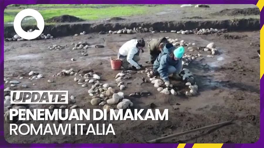 Barang-barang yang Ditemukan saat Penggalian Makam Romawi di Italia