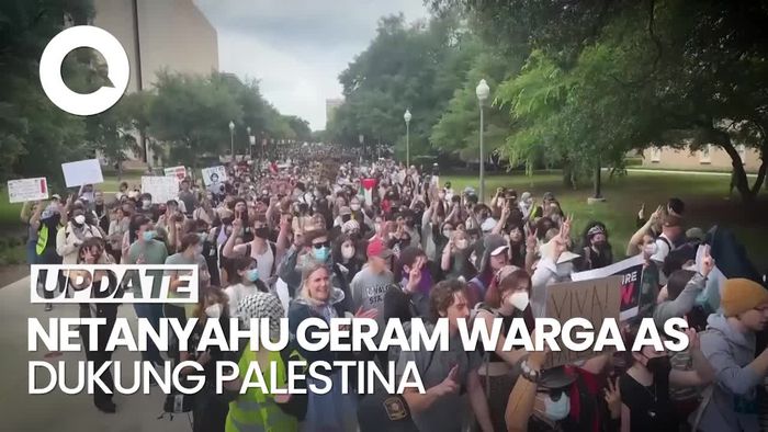 Muncul Gelombang Aksi Pro-Palestina di AS, Netanyahu Geram