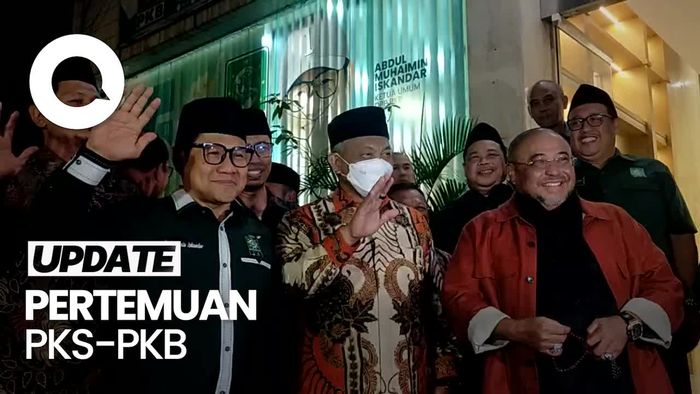 Cak Imin Sambut Kedatangan Rombongan PKS di Markas PKB
