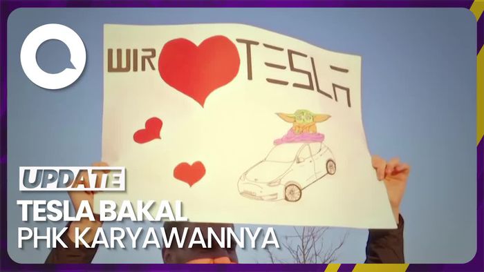 Rencana Tesla PHK 400 Karyawan di Jerman