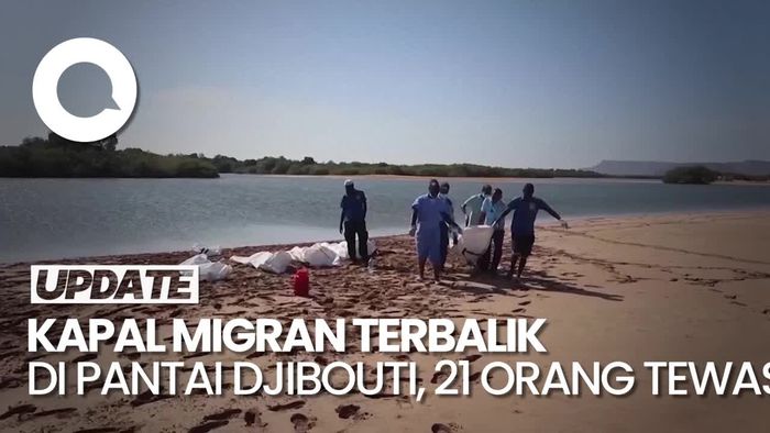 Kapal Migran Terbalik di Pantai Djibouti, 21 Orang Tewas