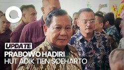 Momen Prabowo-Titiek Hadiri HUT ke-87 Adik Tien Soeharto