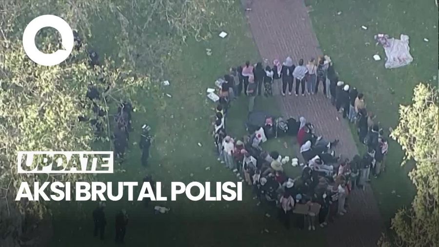 Polisi Tangkap Ratusan Mahasiswa saat Demo Pro-Palestina di AS